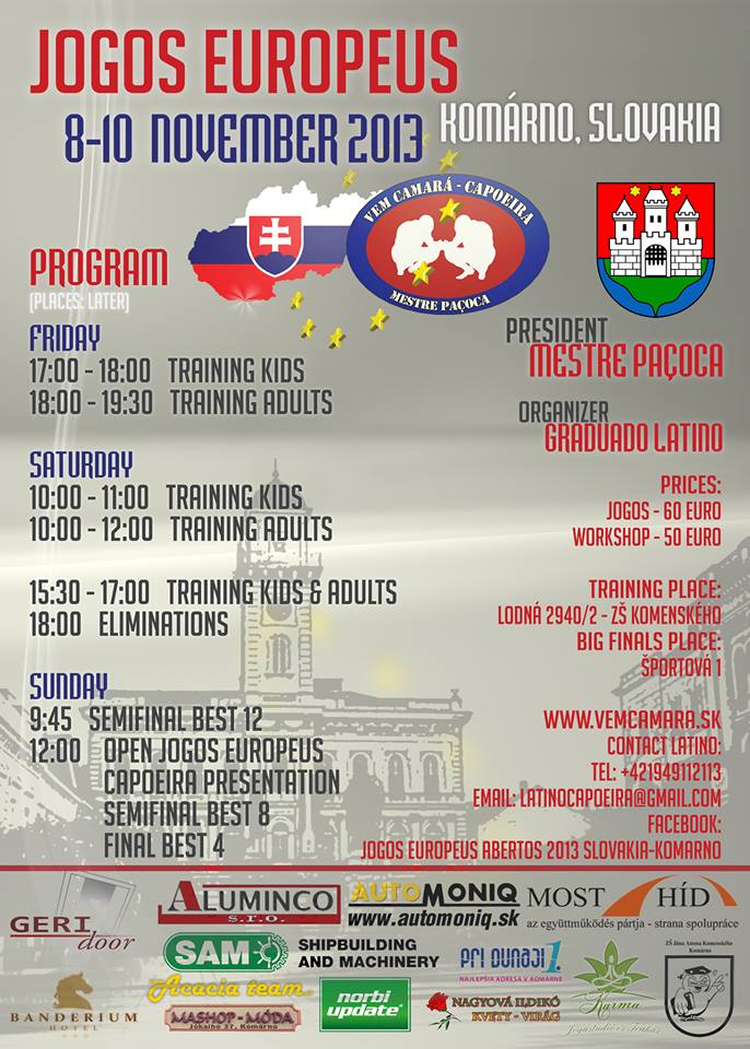 3. Jogos Europeus - Komárno